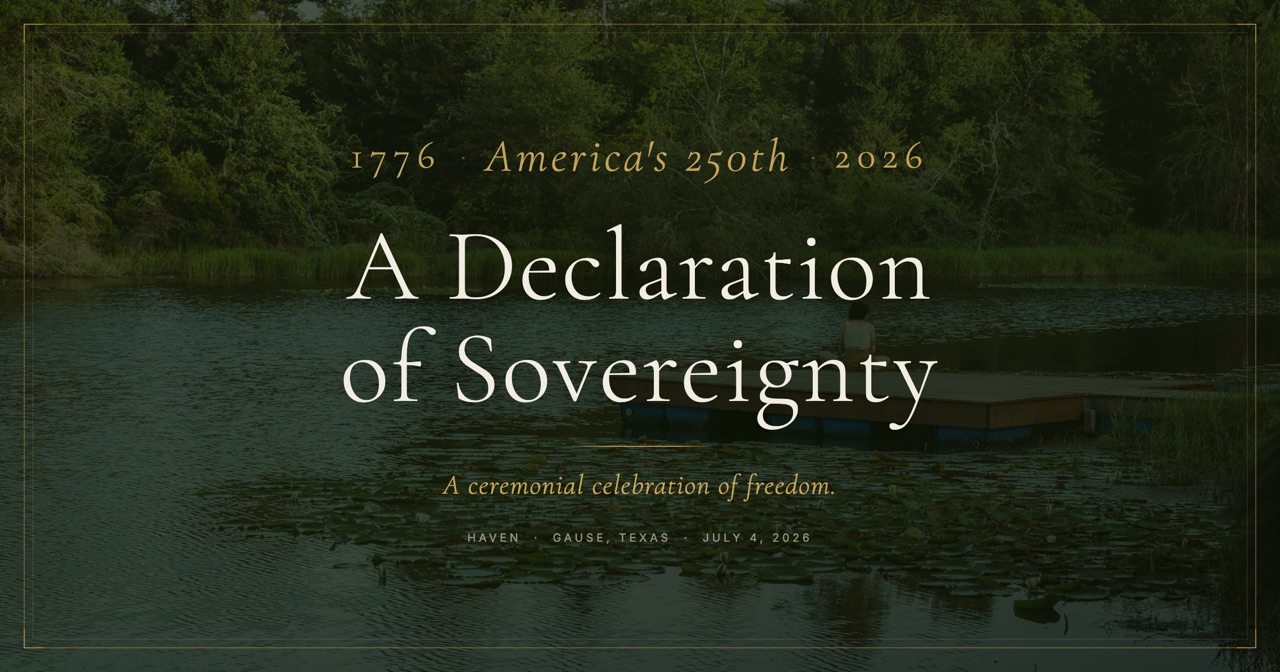 A Declaration of Sovereignty